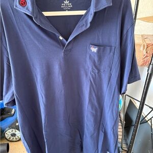 Peter Millar Men's Deep Blue Polo Shirt